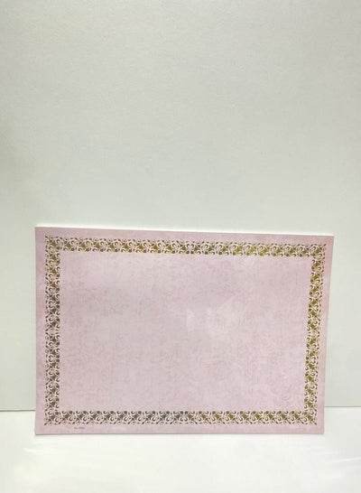 A4 Designed Certificate Sheet - Family book shop