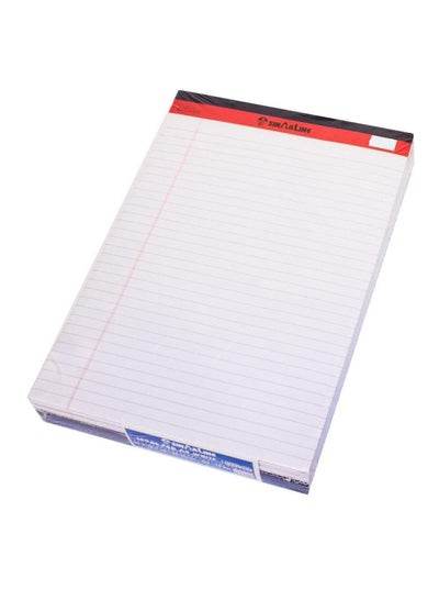 A4 Paperline Legal Office Notebook Pad, 10 Pieces, White - Family book shop