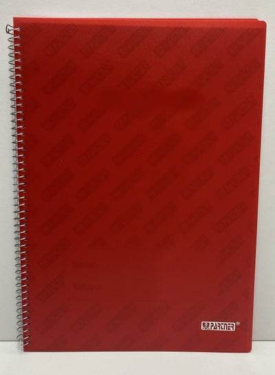 A4 Single Line Strong Pp Cover Spiral Note Book - Family book shop