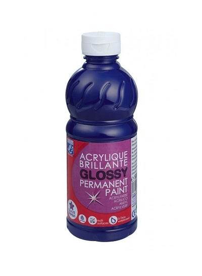 Acrylic Brillante Glossy Permanent Paint Ultramarine Color - Family book shop
