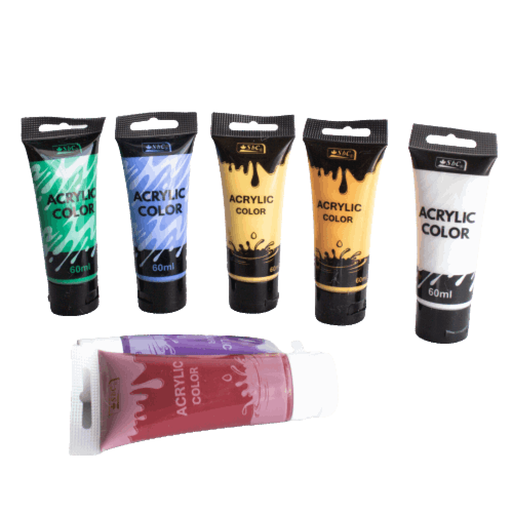 Acrylic colors 60 ml sbc black - Family book shop
