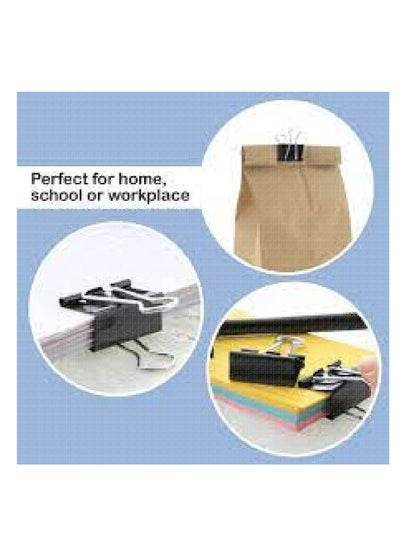 BLACK BINDER CLIPS - Family book shop