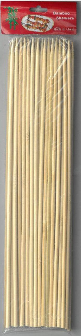 Barbecue stick round broad one 32 cm - Family book shop