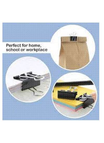 Black Binder Clips - Family book shop