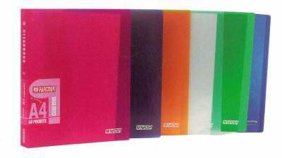 Blaze color display book A4 size with case 80 pockets - Family book shop