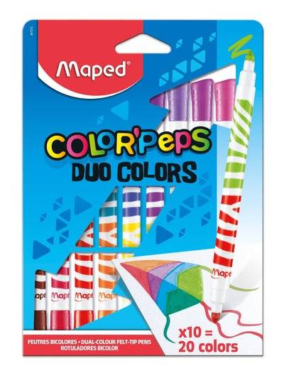 Duo Color'Peps Markers Set Multicolour - Family book shop