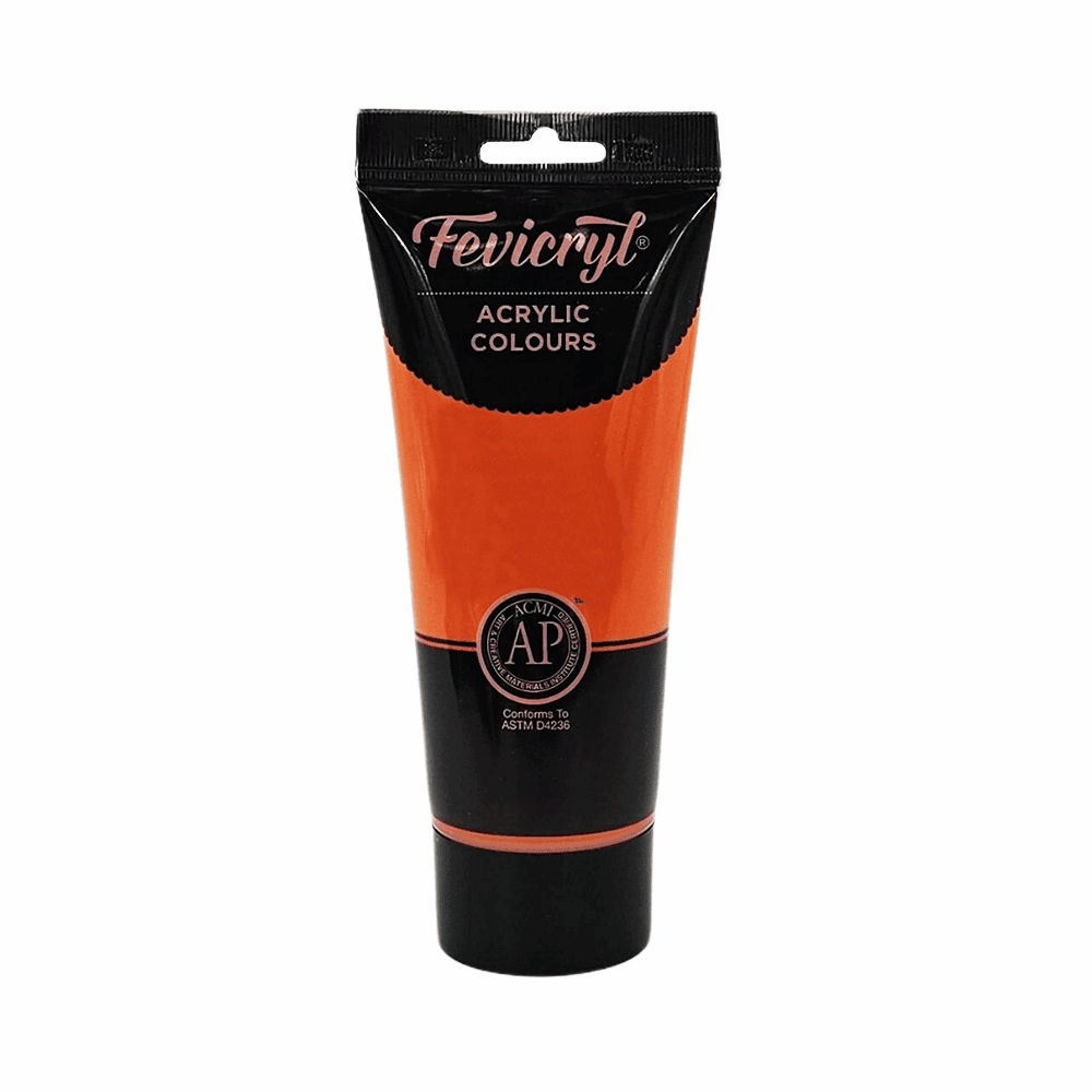 Fevicryl Vermillion Acrylic Tube – 200 ml - Family book shop