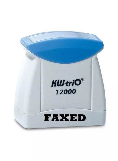 Kw-trio Faxed Stamp 1 Piece Blue Color Automatic Stamping - Family book shop