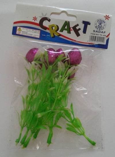 Small Assorted Mini Plastic Potted Flowers Plant - Family book shop