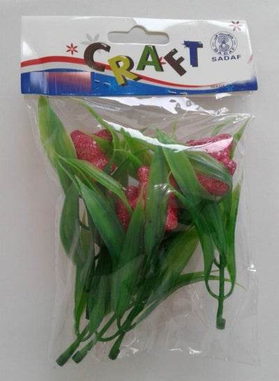 Small Plastic Potted Flowers - Family book shop