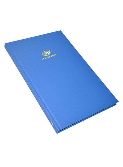 Azure Laid Ledger Paper Notebook with a Classic Blue Cover for Recording Notes and Data