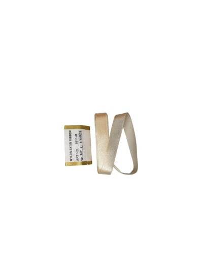 Gold satin ribbon roll perfect for crafting and decorating. Buy satin ribbon in UAE for your projects.