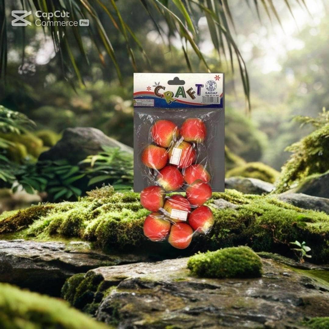 Sadaf Craft Realistic Apple Models for Education in a Pack Ideal for DIY Learning Activities