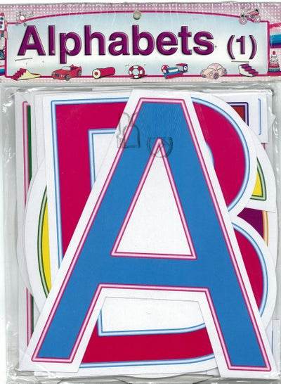 Colorful Alphabets Flash Cards for Kids featuring large, easy-to-read letters for early learning