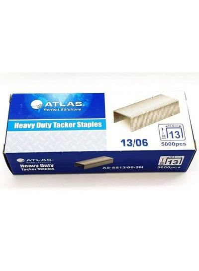 Atlas tacker staples 6mm pack of 5000 heavy-duty staples for various stapling needs