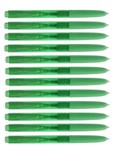 Precise Signo RT1 Gel Ballpoint Pen in Green, the best gel ballpoint pen for writing with smooth ink flow
