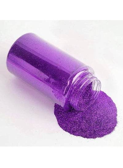 Buy violet glitter shakers in a clear container with shimmering purple glitter spilling out