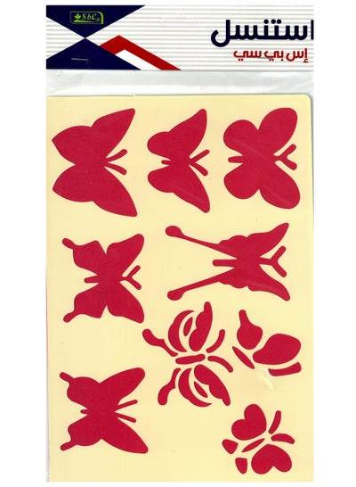 Drawing stencils for kids featuring butterfly designs for creative art projects
