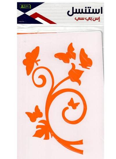 Flower drawing stencils for kids featuring floral and butterfly designs for creative art projects
