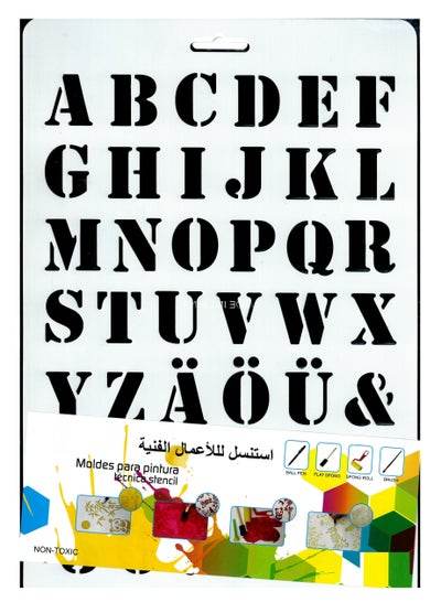 Kids drawing stencils featuring alphabet letters for fun and creative art projects