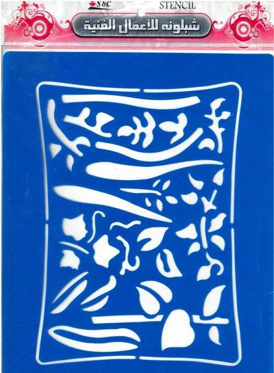 Kids flower drawing stencils featuring various floral designs for creative art projects