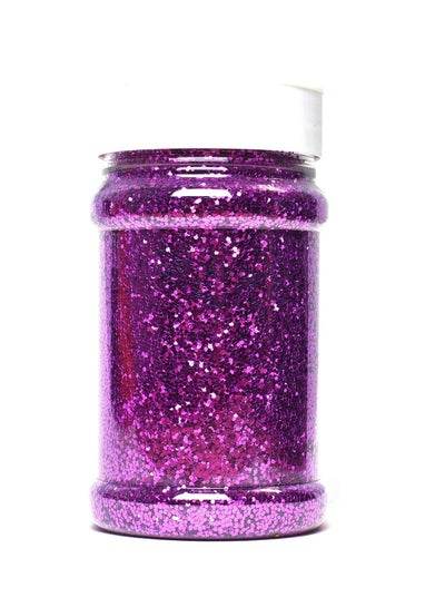 Light purple glitter shakers in a jar, perfect for crafts and DIY projects