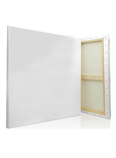 Pre-stretched canvas board 50x50 cm for painting, ready for artists to create on a quality surface