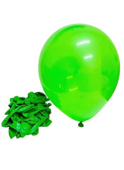 10 inch helium balloons green Pack of 10 with vibrant green color for parties and celebrations