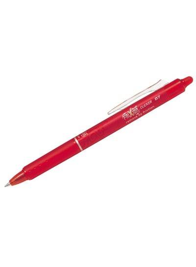 Pilot Frixion erasable pen in red with a smooth writing tip for error-free notes and drawings