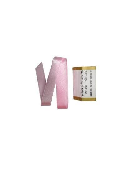 Light pink satin ribbon for gift wrapping, perfect for adding elegance to any present