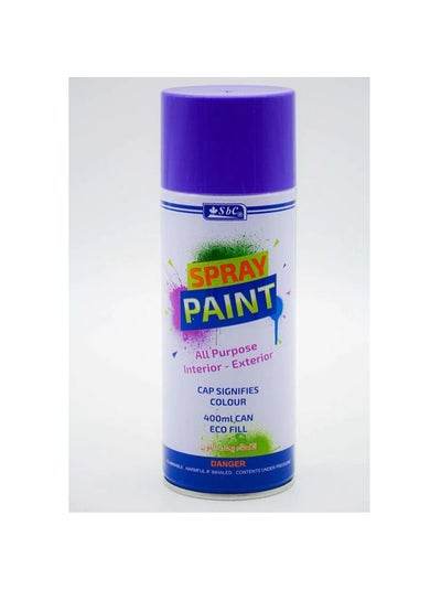 Purple spray paint 400ml can designed for all-purpose indoor and outdoor use
