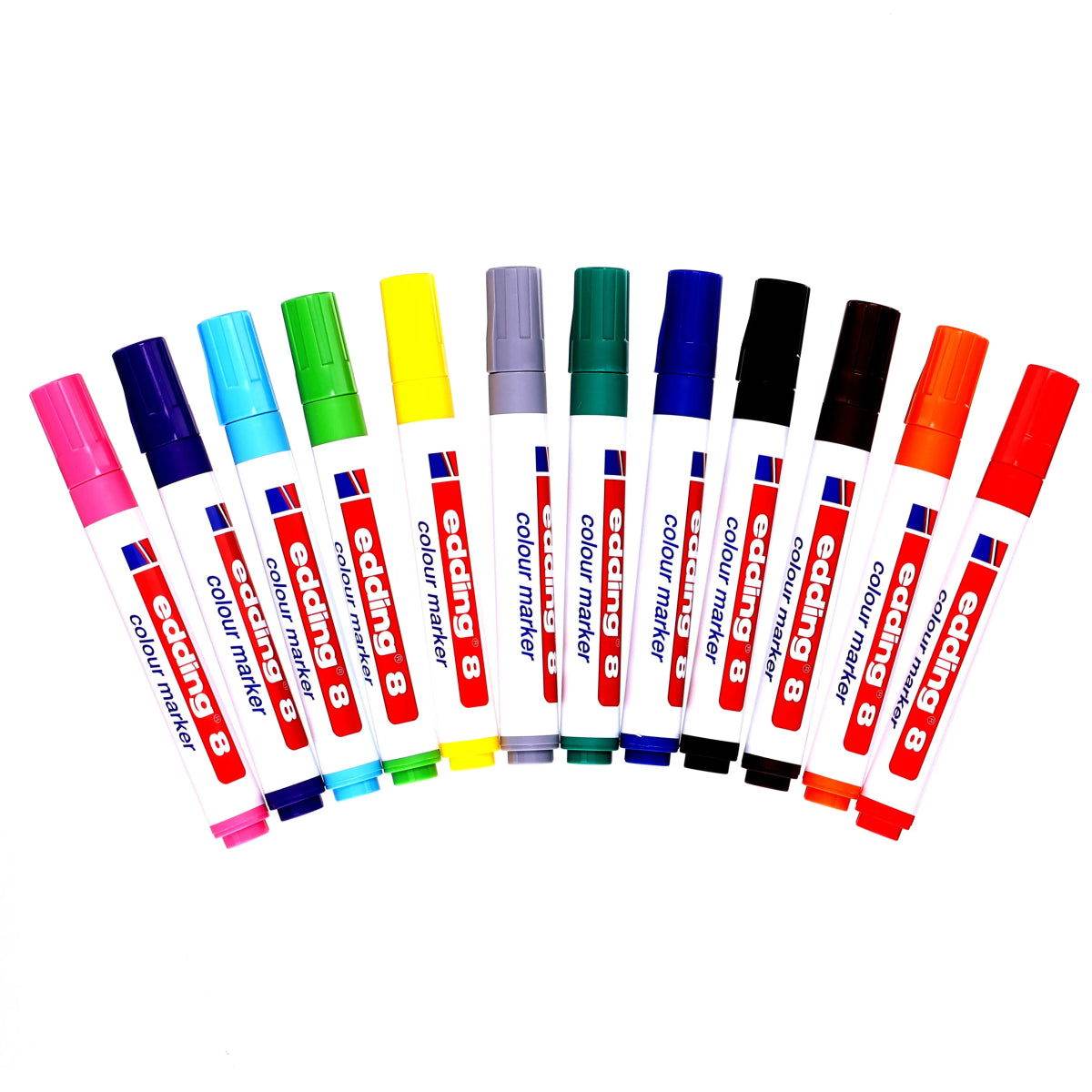 Vibrant collection of high-quality colored markers for artistic projects and creative expression