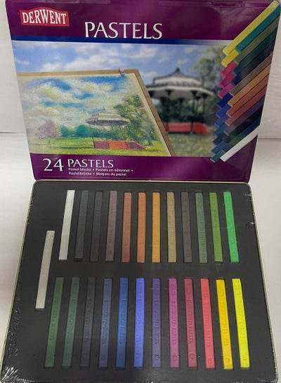 24 Color PASTEL BLOCKS - Family book shop