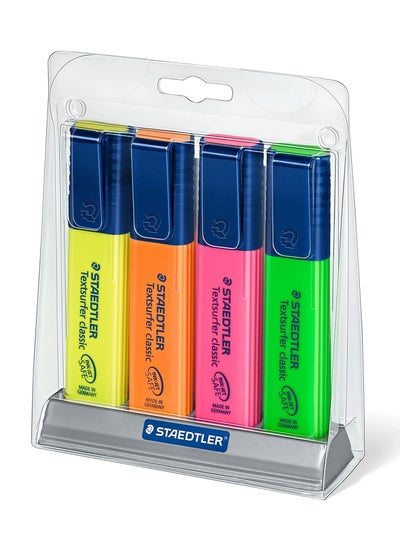 4-Piece Textsurfer Classic Highlighter Set - Family book shop