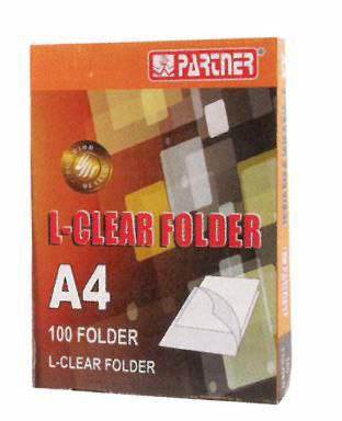 A4 l -folder clear (1*100) 180 mic - Family book shop