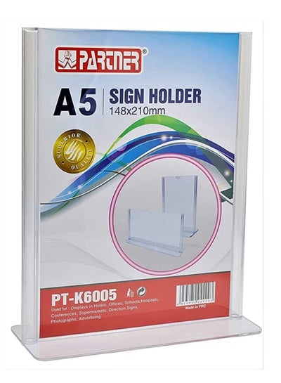 A5 SIGN HOLDER T SHAPE - Family book shop