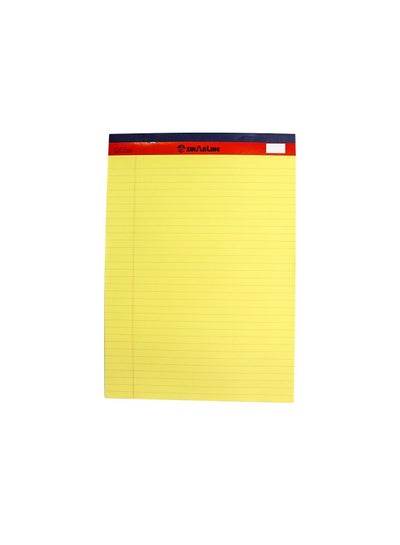 A5 Paperline Legal Office Notebook Pad, Yellow - Family book shop