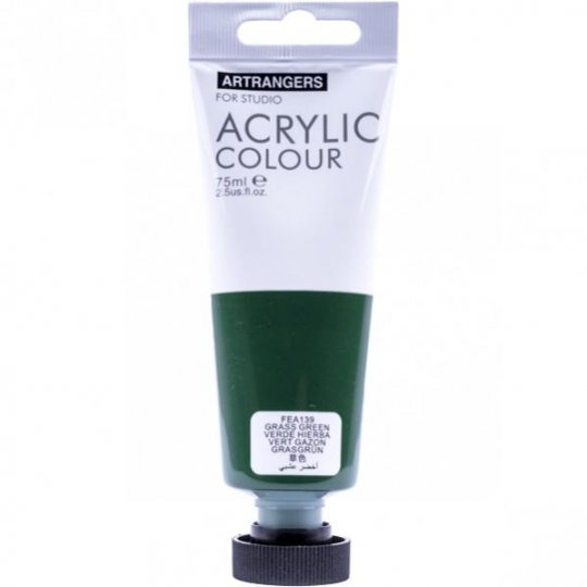 ACRYLIC CRAFT PAINT 75ML grass green - Family book shop