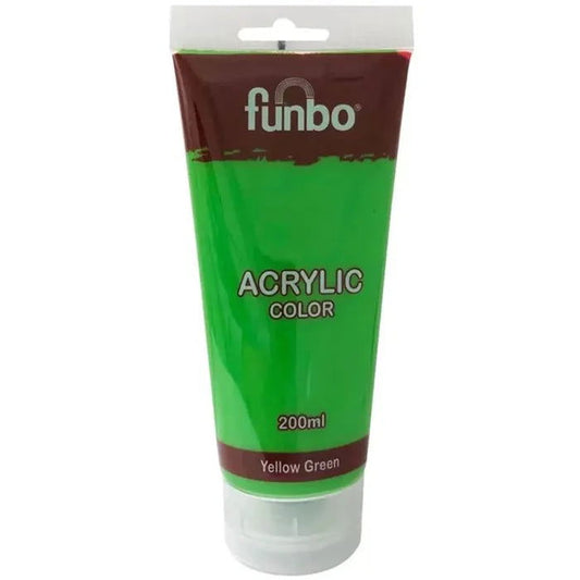 ACRYLIC TUBE 200ml 78 YELLOW GREEN - Family book shop