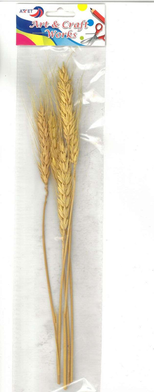 AESTHING Natural Dried Wheat Sheaves Bouquet - Family book shop