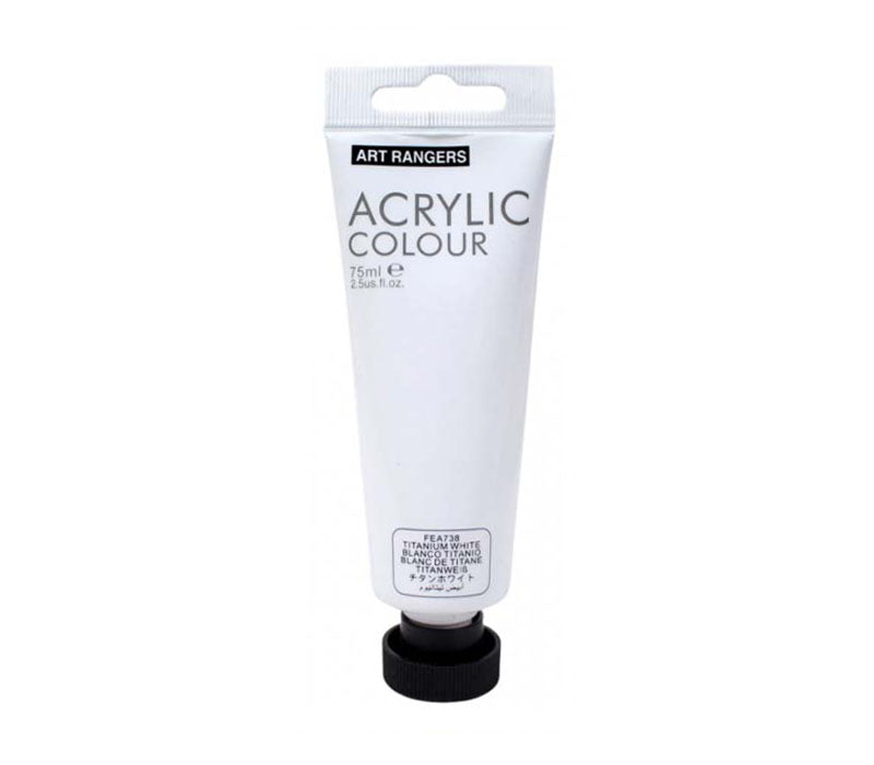 Acrylic Paint Colour-Titanium White - Family book shop