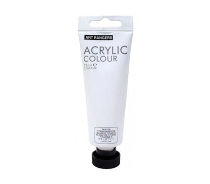 Acrylic Paint Colour-Titanium White - Family book shop