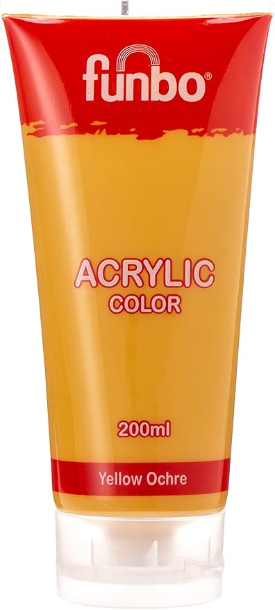 Acrylic tube 200ml 29 yellow ochre - Family book shop