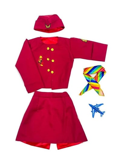 Air Hostess Costume for Kids 3-8 Years - Family book shop