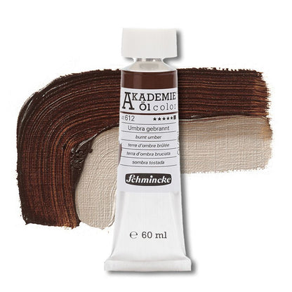 Akademie Oil Burnt Umber 60 ml - Family book shop