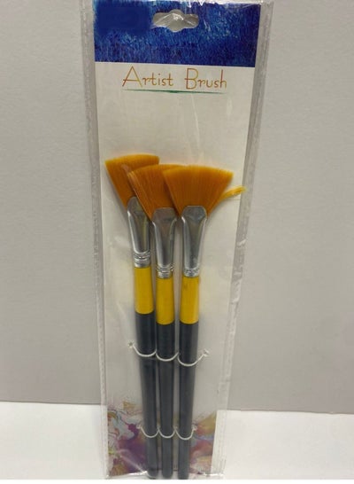 Artist Brush Pack Of 3 - Family book shop