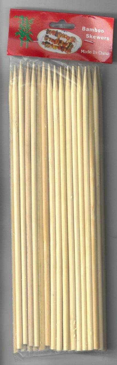 Barbecue stick round broad one 25 cm - Family book shop