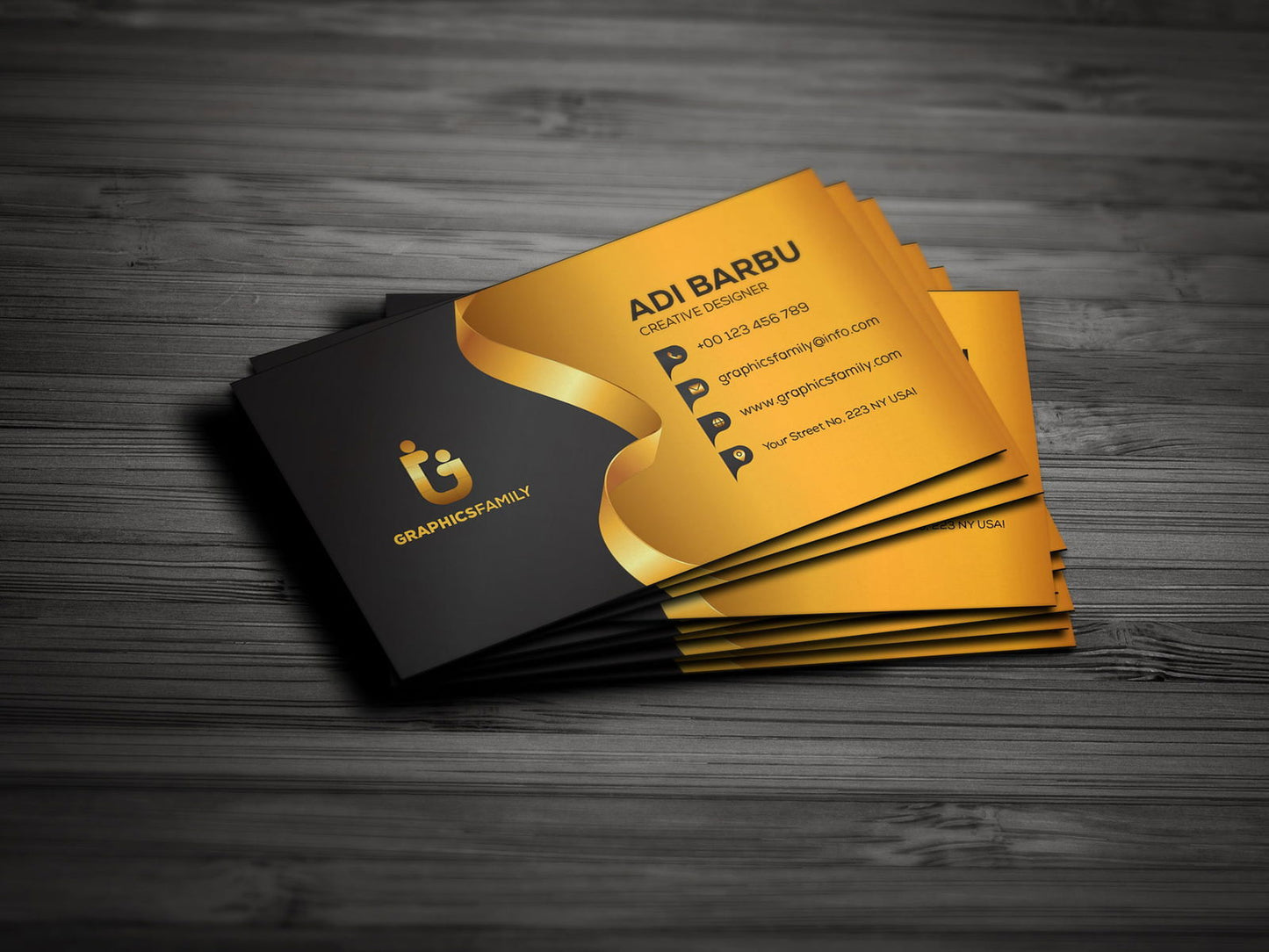 Business Card Design - Family book shop