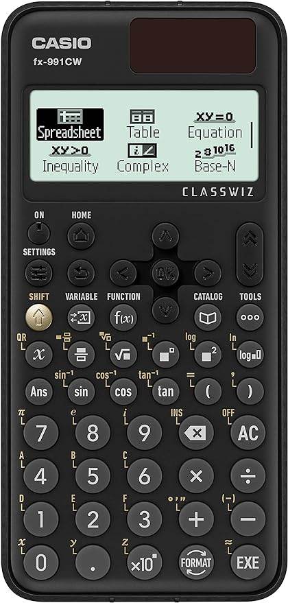 Casio FX-991CW scientific calculator with a sleek design displaying advanced Casio FX-991CW calculator features for students and professionals