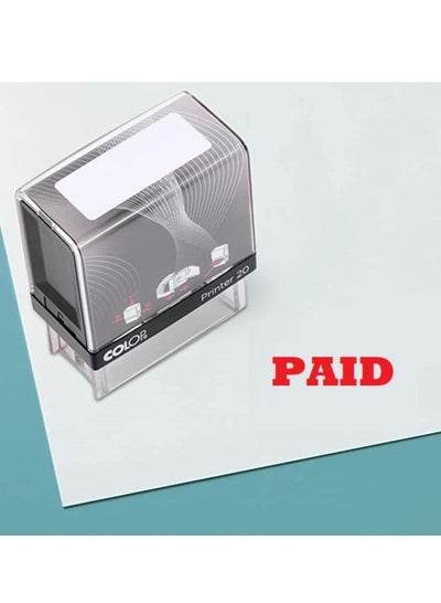 Colop Paid Stamp 1 Piece Red Color Automatic Stamping - Family book shop